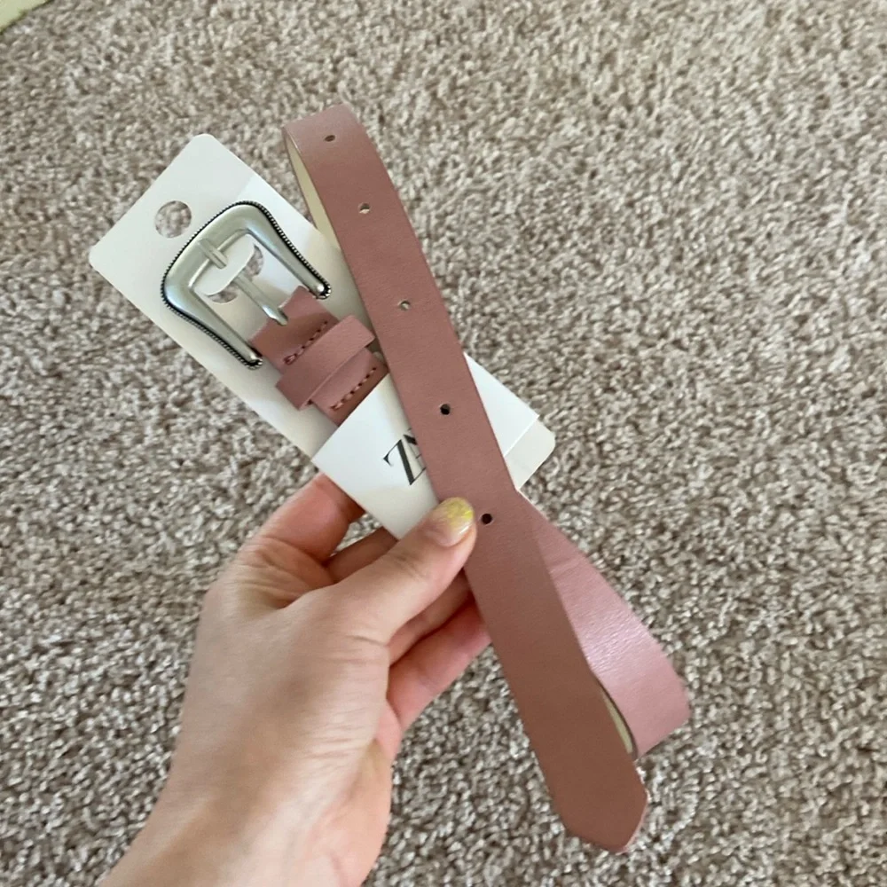Zara kids faux leather belt. 6-9 yrs